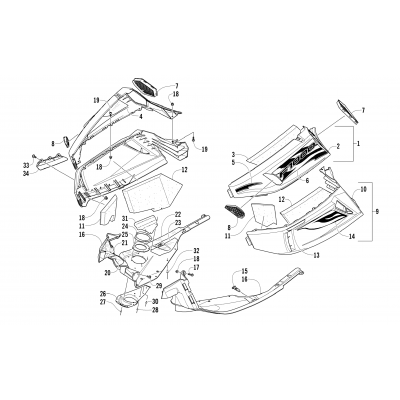 SKID PLATE AND SIDE PANEL ASSEMBLY