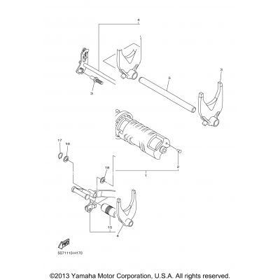 Shift Cam Fork