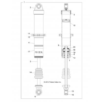 Suspension, Front Shock R13xe76ad