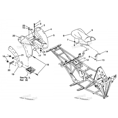 Rear Cab Assembly 6X6 350L