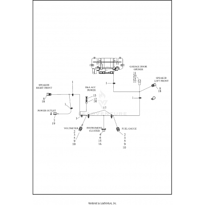 WIRING HARNESS, FAIRING - (HDI, ENGLAND) (2 OF 2)