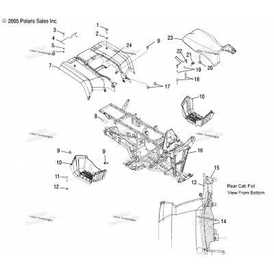 Cab, Rear & Seat A06mh46 All Options