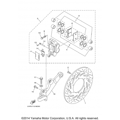 Rear Brake Caliper