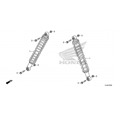 REAR SHOCK ABSORBER