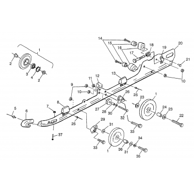 Rail Mounting (4945904590B009)