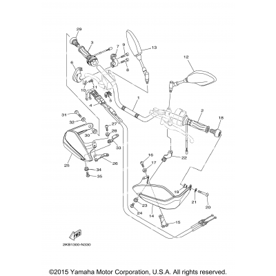 Steering Handle Cable