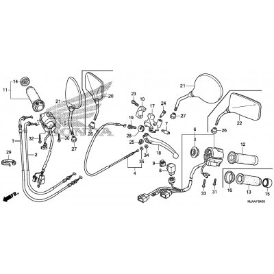 HANDLE LEVER / SWITCH / CABLE