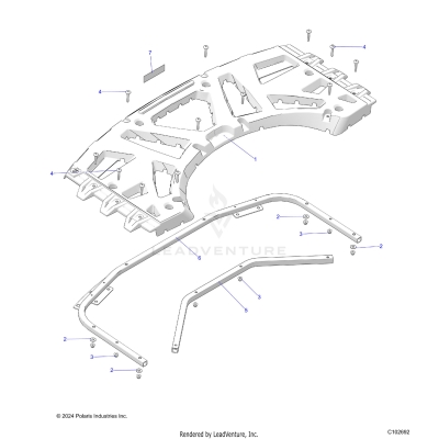 BODY, REAR RACK - A25SXN85A4 (C102692)