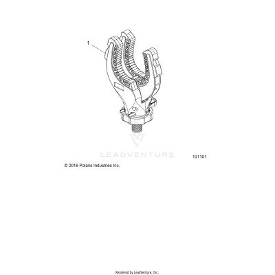 BODY, LOCK AND RIDE RATCHET GRIP - A20SHD57A9 (101101)