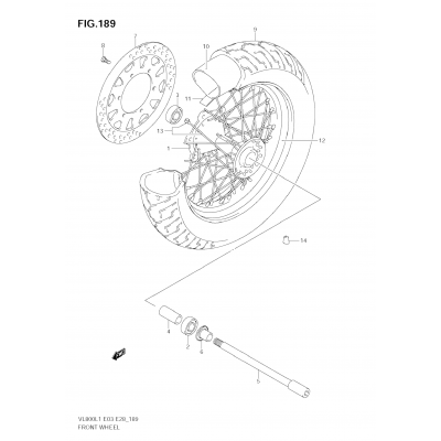 FRONT WHEEL (VL800T E3)