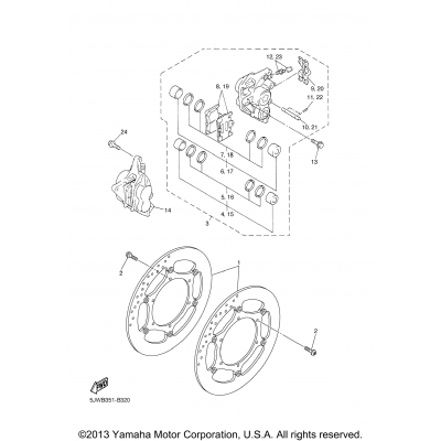 Front Brake Caliper