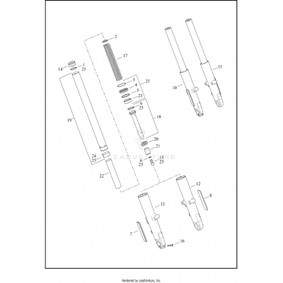 FORK, FRONT - LOW