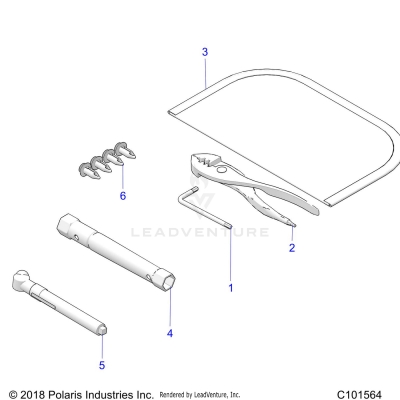 TOOLS, TOOL KIT - A19SAA50D5 [101564]