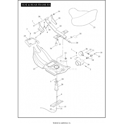 SEAT & REAR FRAME RAILS