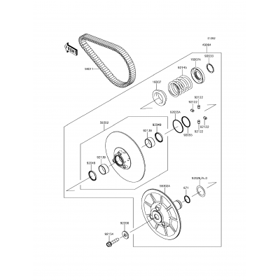 Driven Converter/Drive Belt