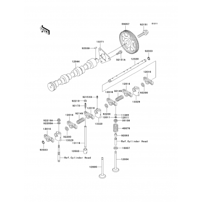 Valve(s)/Camshaft(s)