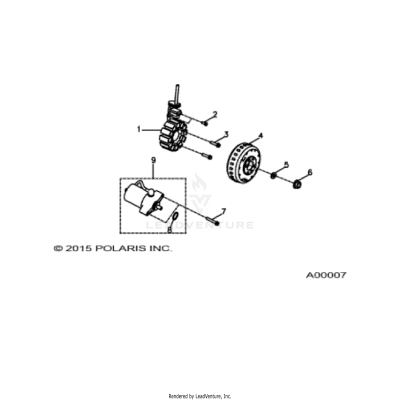 ENGINE, STATOR and STARTING MOTOR - A25YFA11N5 (A00007)