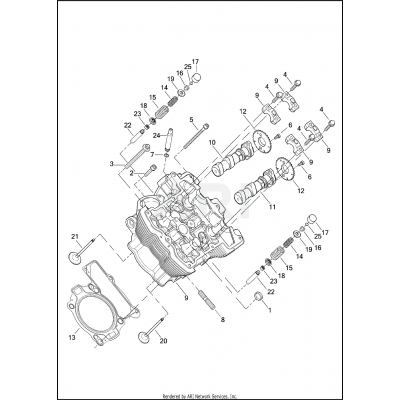 CYLINDER HEADS, CAMSHAFTS AND VALVES