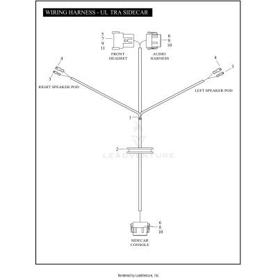 WIRING HARNESS - ULTRA SIDECAR