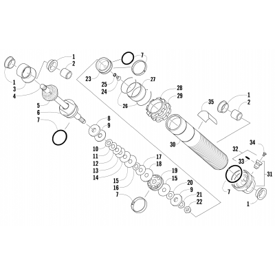 FRONT SUSPENSION SHOCK ABSORBER