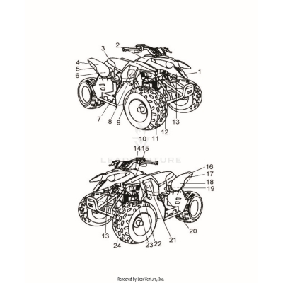BODY, DECALS - A19YAK05B7/B6 (A00065)