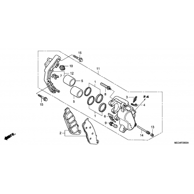 FRONT BRAKE CALIPER