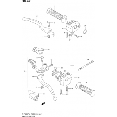 HANDLE LEVER (MODEL W/X/Y/K1)