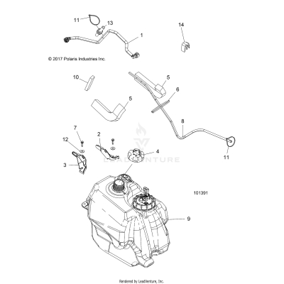 BODY, FUEL TANK ASM. - A19SWS57P1/P2 (101391)