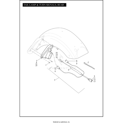TAIL LAMP & TURN SIGNALS, REAR