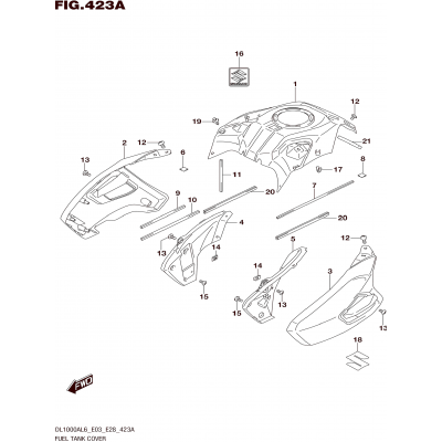 FUEL TANK COVER