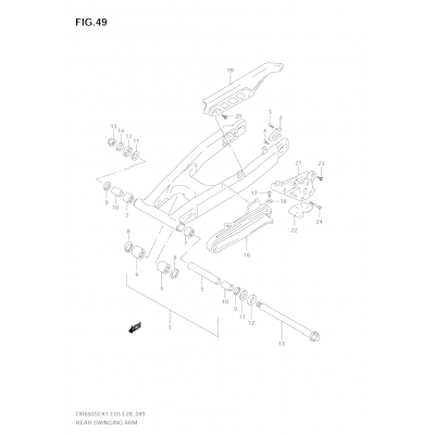 REAR SWINGING ARM