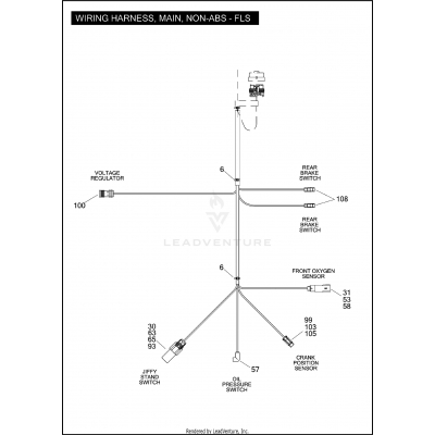 WIRING HARNESS, MAIN, NON-ABS - FLS (5 OF 5)