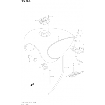 FUEL TANK (MODEL W)