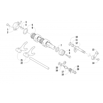 GEAR SHIFTING ASSEMBLY