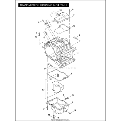 TRANSMISSION HOUSING & OIL TANK