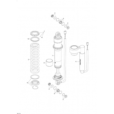 08- Rear Suspension Shocks TRACTIVE