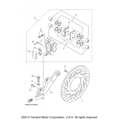 Rear Brake Caliper