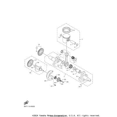 CRANKSHAFT & PISTON