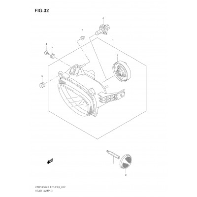 HEADLAMP (VZR1800K6/K7/K8/K9