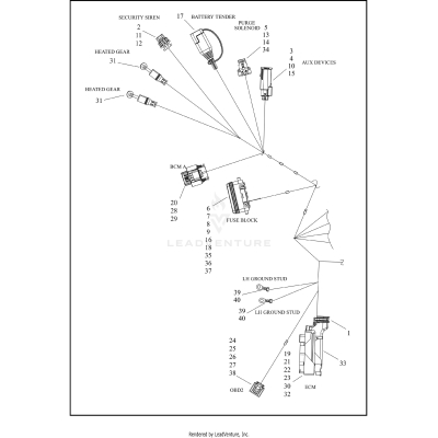 WIRE HARNESS, MAIN - FLTRXP (4 OF 9)