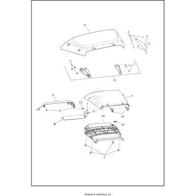 WINDSHIELD, FAIRING AND FRONT LIGHTING