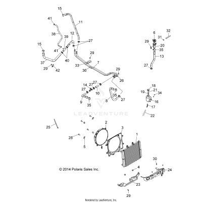 ENGINE, COOLING SYSTEM - A17DAA57F5 (49ATVCOOL15ACE570)