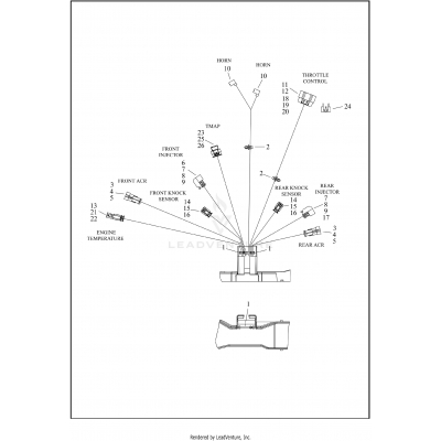 WIRING HARNESS, MAIN, ABS - FLHR, FLHRC AND FLHRXS (3 OF 8)