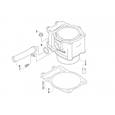 CYLINDER AND PISTON ASSEMBLY