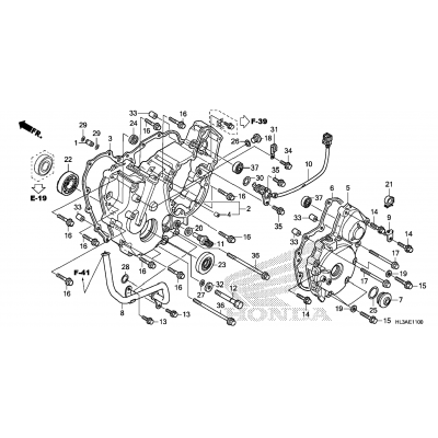 REAR CRANKCASE COVER