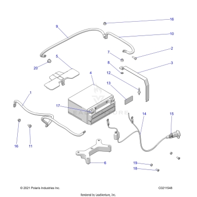 ELECTRICAL, BATTERY - A25SXE95PP (C0211548)