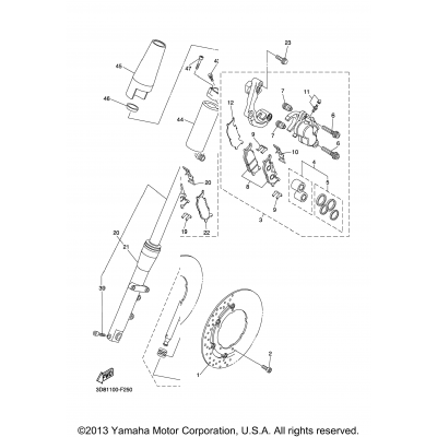 Front Brake Caliper