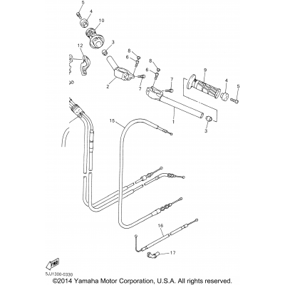 Steering Handle Cable