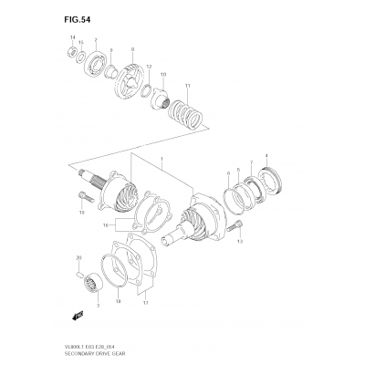 SECONDARY DRIVE GEAR