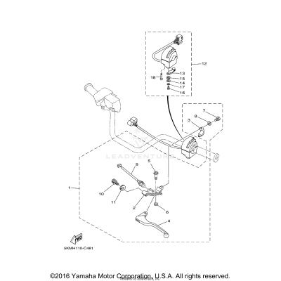 HANDLE SWITCH LEVER